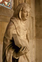 St. Anne og hennes datter Jomfru Maria, detalj av St. Anne-marmor, se også 248122 og 248123